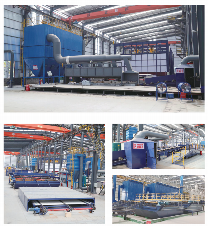 型材吹鍍生產(chǎn)線(xiàn)