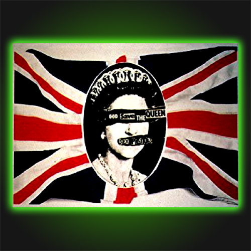 Sex Pistols God Save The Queen Sticker